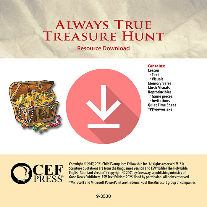 Always True Treasure Hunt - Kit and Resource Download
