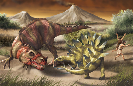 Dinosaur Tracks - Visual and Text