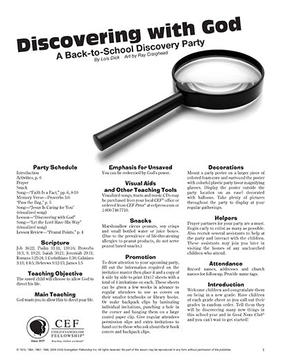 Discovering with God