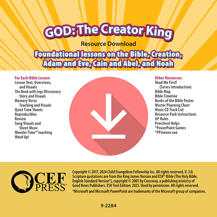 God: The Creator King - Resource Download