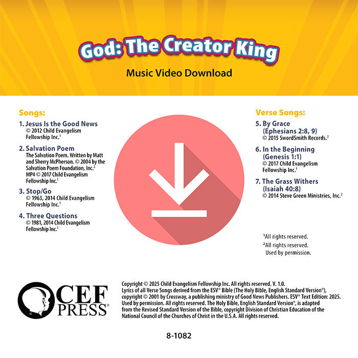 God: The Creator King - Music Album