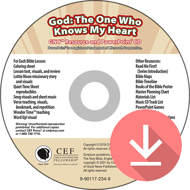God: The One Who Knows My Heart - Resource Download