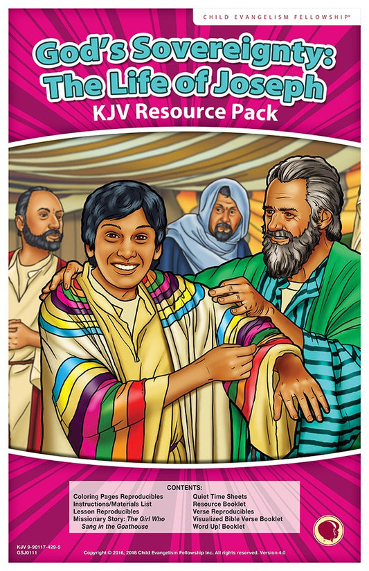 God's Sovereignty: The Life of Joseph - Resource Pack