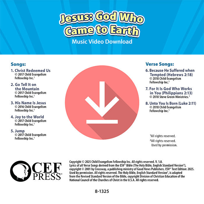 Jesus: God Who Came to Earth - Music Album