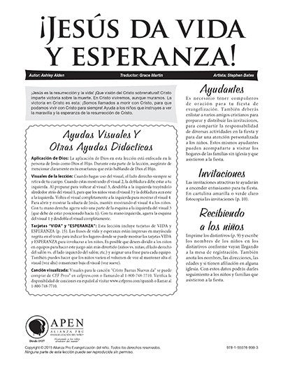 Jesus Gives Life and Hope - Spanish Text