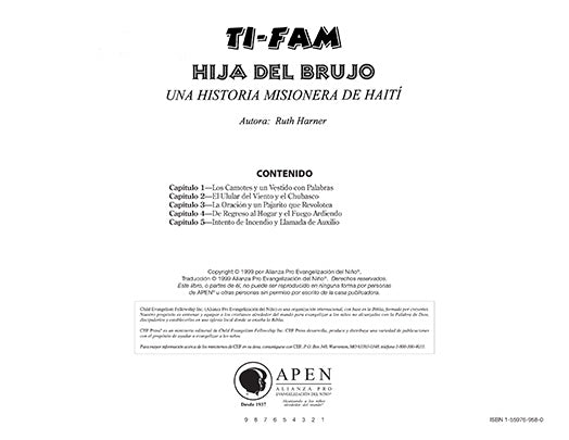 Ti-Fam: Witch Doctor's Daughter