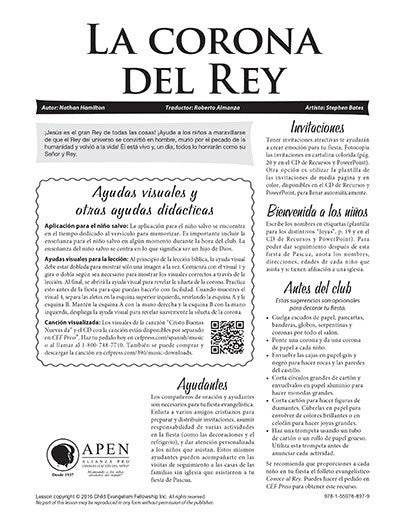 The King's Crown - Spanish Text