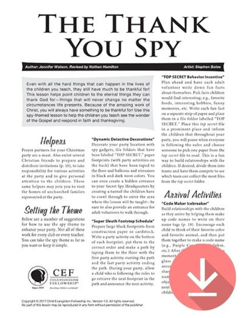 The Thank You Spy - Download