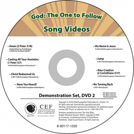 God: The One to Follow Demo DVD Set