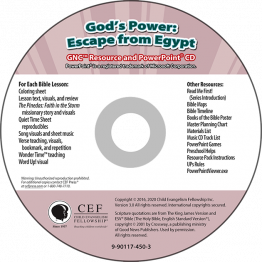 God's Power: Escape from Egypt Resource & PPT CD