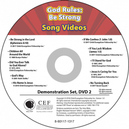 God Rules: Be Strong Demo DVD Set