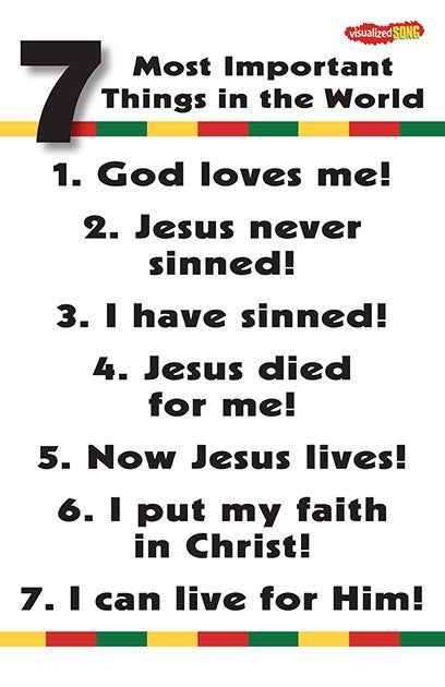 Seven Most Important Things Song - Song Visual