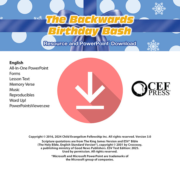 Backwards Birthday Bash