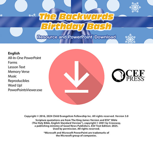 Backwards Birthday Bash