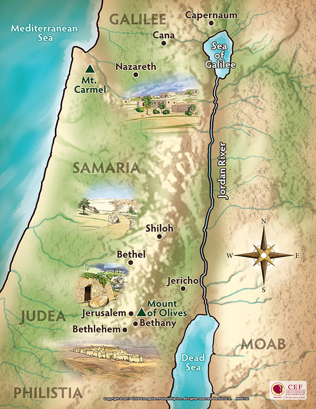 Bible Map – CEF Press