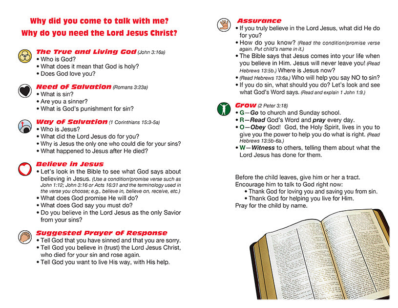 Guiding a Child to the Savior: Key Questions