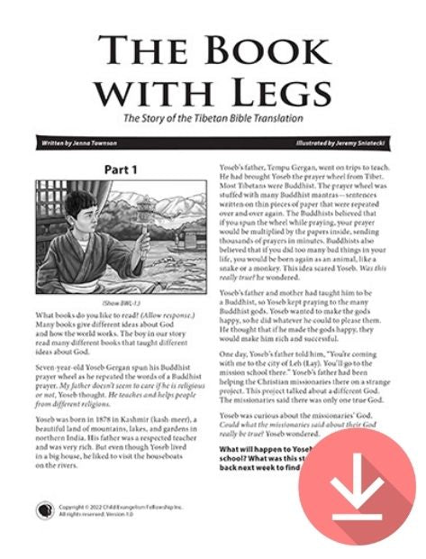 The Book with Legs - Missionary Story Download