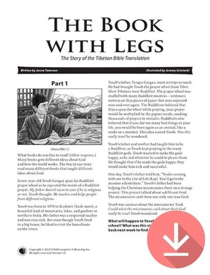 The Book with Legs - Missionary Story Download