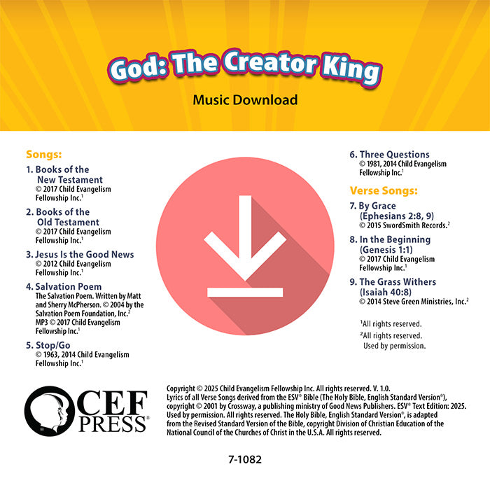 God: The Creator King - Music Album