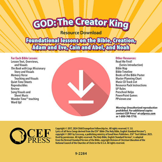 God: The Creator King - Resource Download