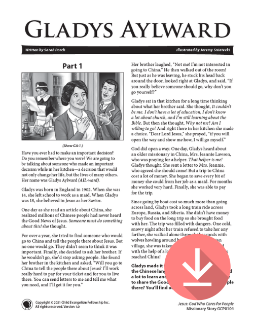 Gladys Aylward - Missionary Story Download