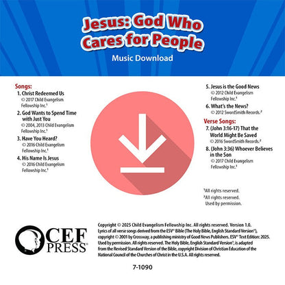 Jesus: God Who Cares for People - Music Album