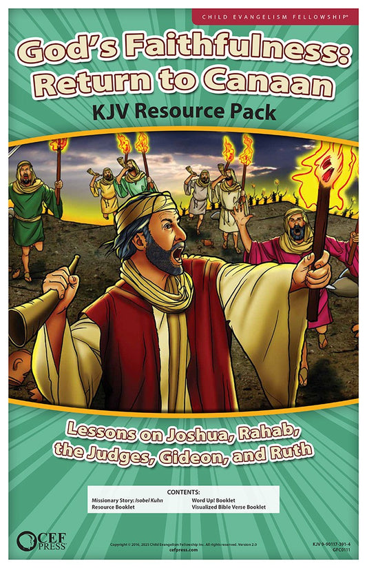 God's Faithfulness: Return to Canaan - Resource Pack