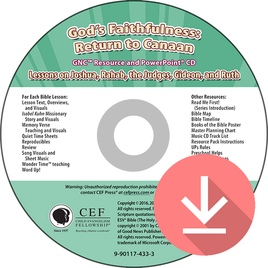 God's Faithfulness: Return to Canaan - Resource Download