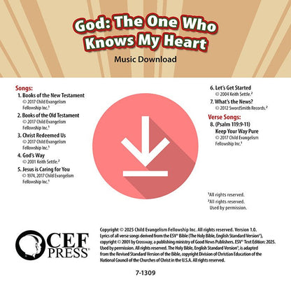 God: The One Who Knows My Heart - Music Album