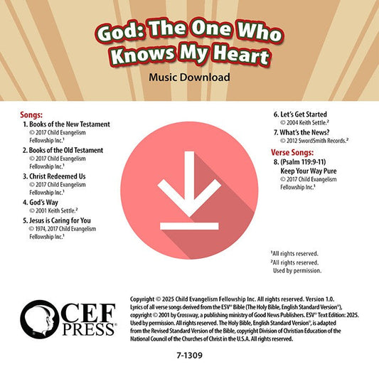 God: The One Who Knows My Heart - Music Album