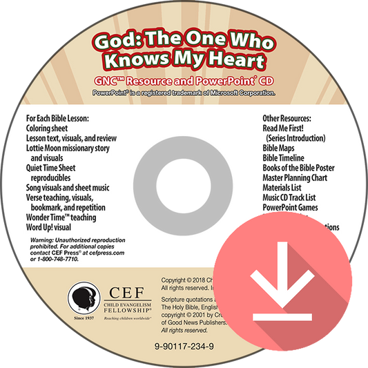 God: The One Who Knows My Heart - Resource Download