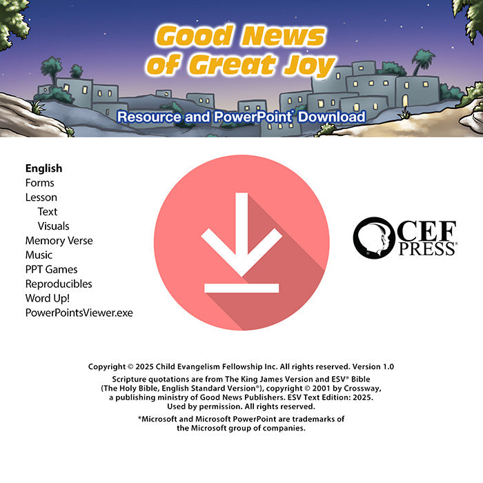 Good News of Great Joy - Resource Download