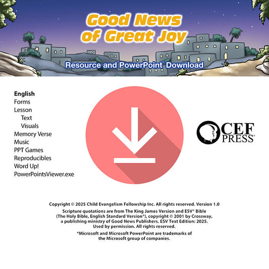 Good News of Great Joy - Resource Download