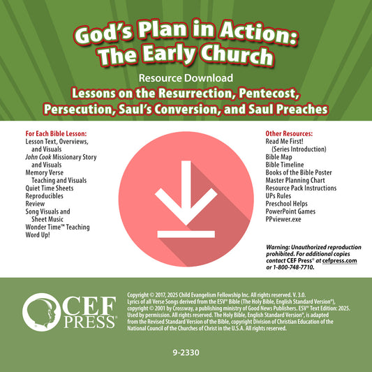 God's Plan in Action: The Early Church