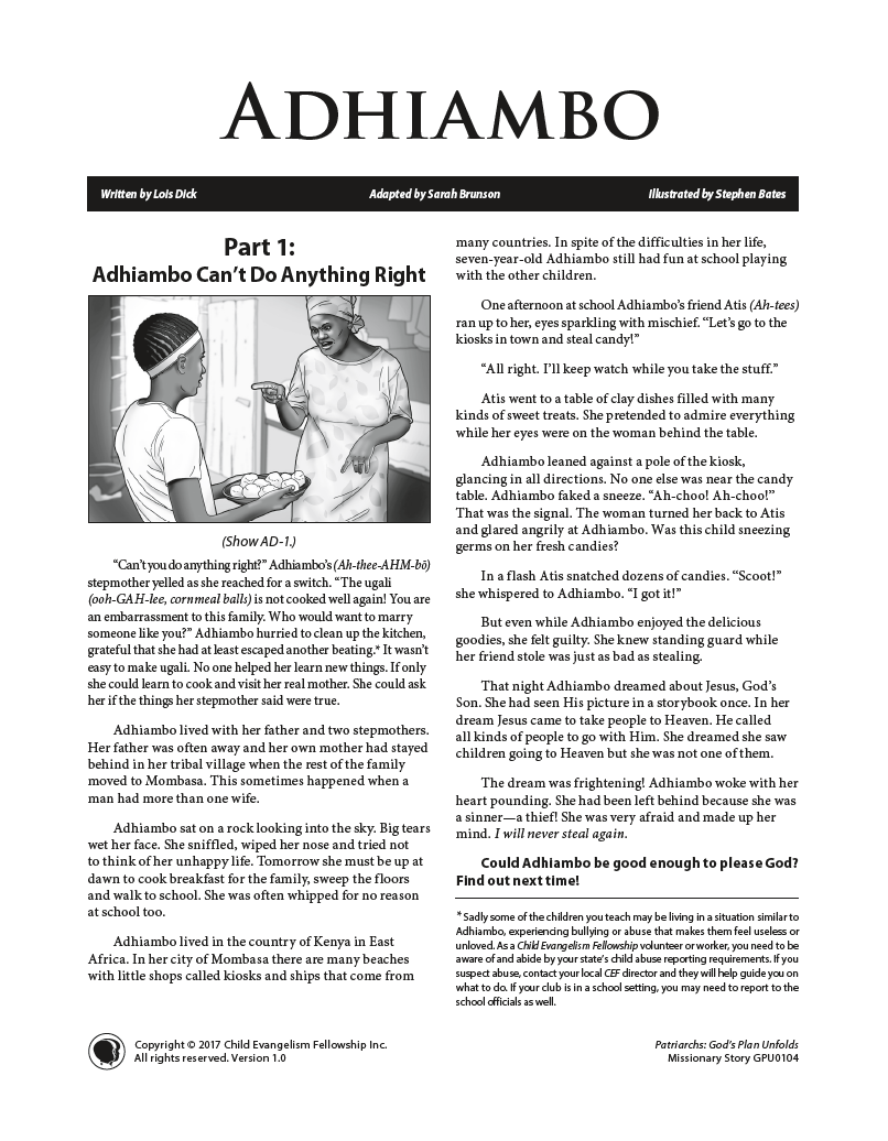 Adhiambo - Missionary Story