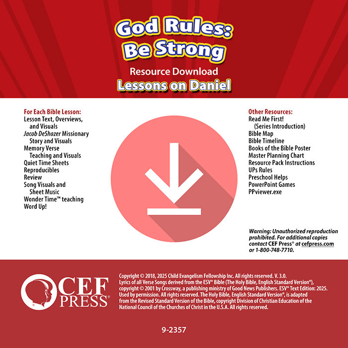 God Rules: Be Strong