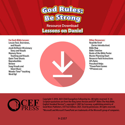 God Rules: Be Strong