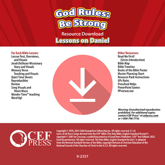 God Rules: Be Strong