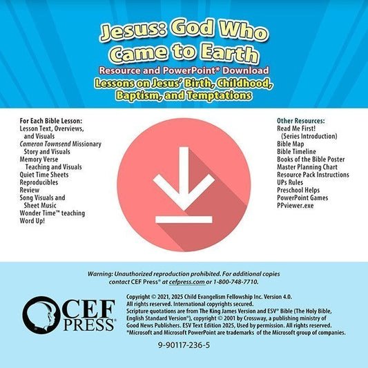 Jesus: God Who Came to Earth - Resource Download
