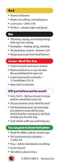 Gospel Bookmark