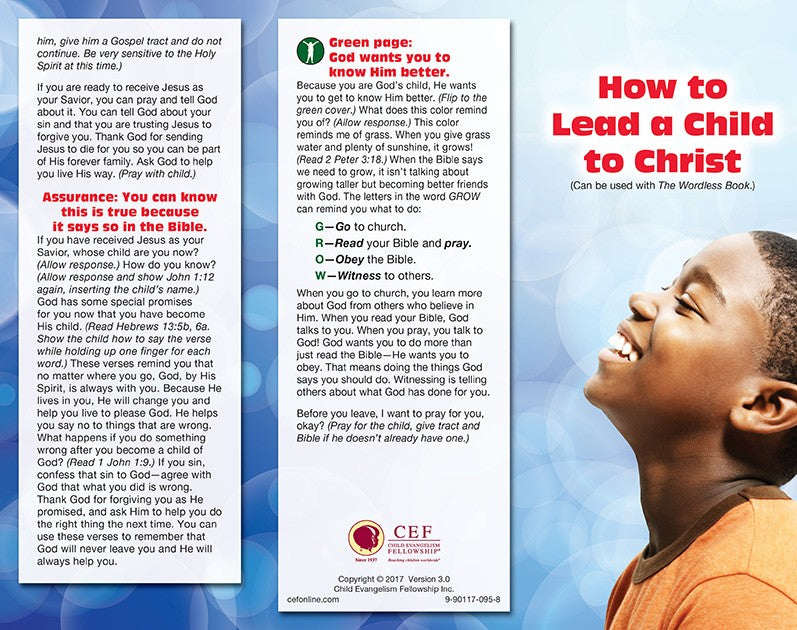 How to Lead a Child to Christ