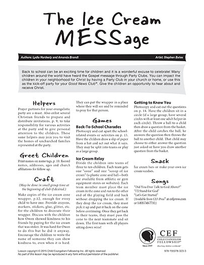 The Ice Cream MESSage - Visual and Text