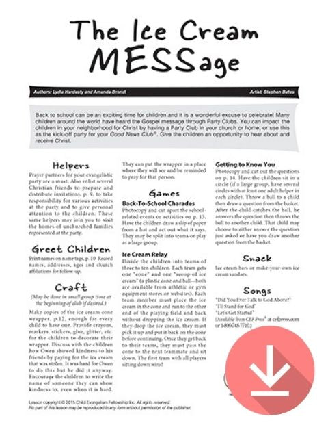 The Ice Cream MESSage - Download