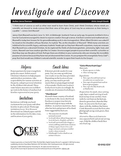Investigate and Discover - Kit and Resource Download