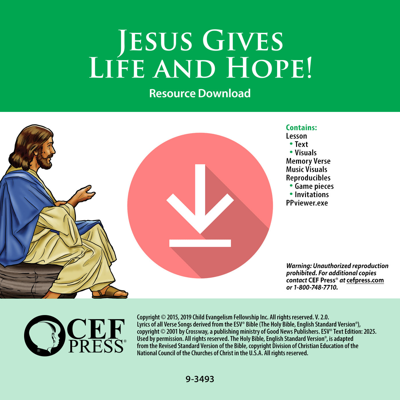 Jesus Gives Life and Hope - Resource Download
