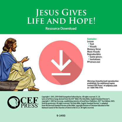 Jesus Gives Life and Hope - Kit