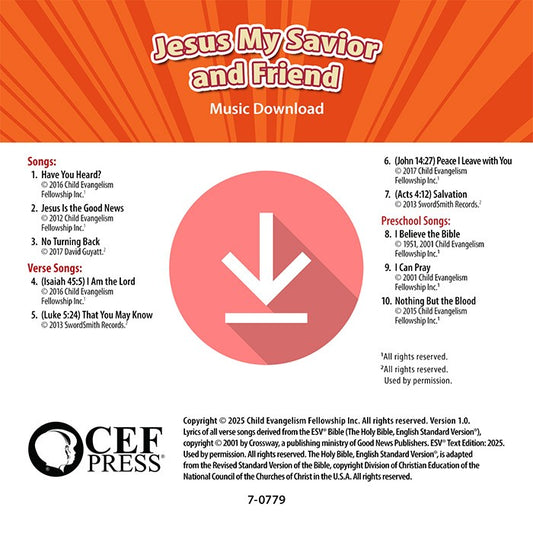 Jesus My Savior and Friend