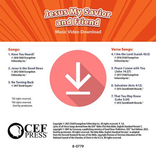 Jesus My Savior and Friend