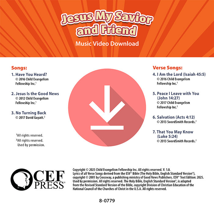 Jesus My Savior and Friend - Music Album