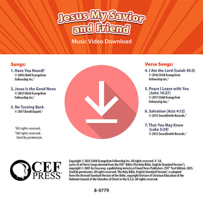 Jesus My Savior and Friend - Music Album